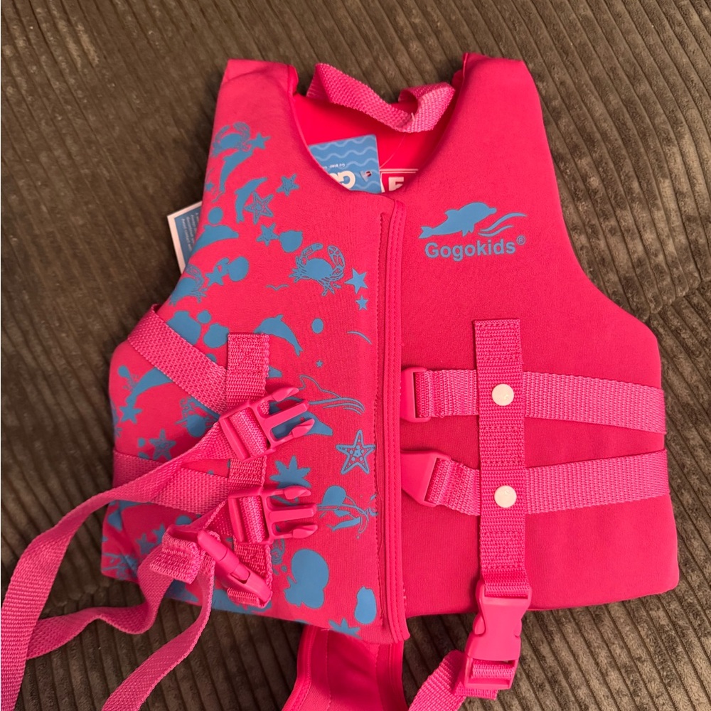 Gogokids Pink and Blue Life Vest